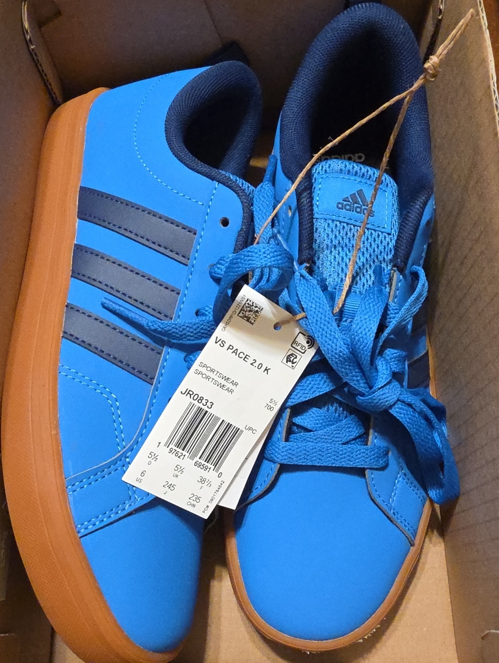 Adidas VS Pace 2.0 K kids' sneakers